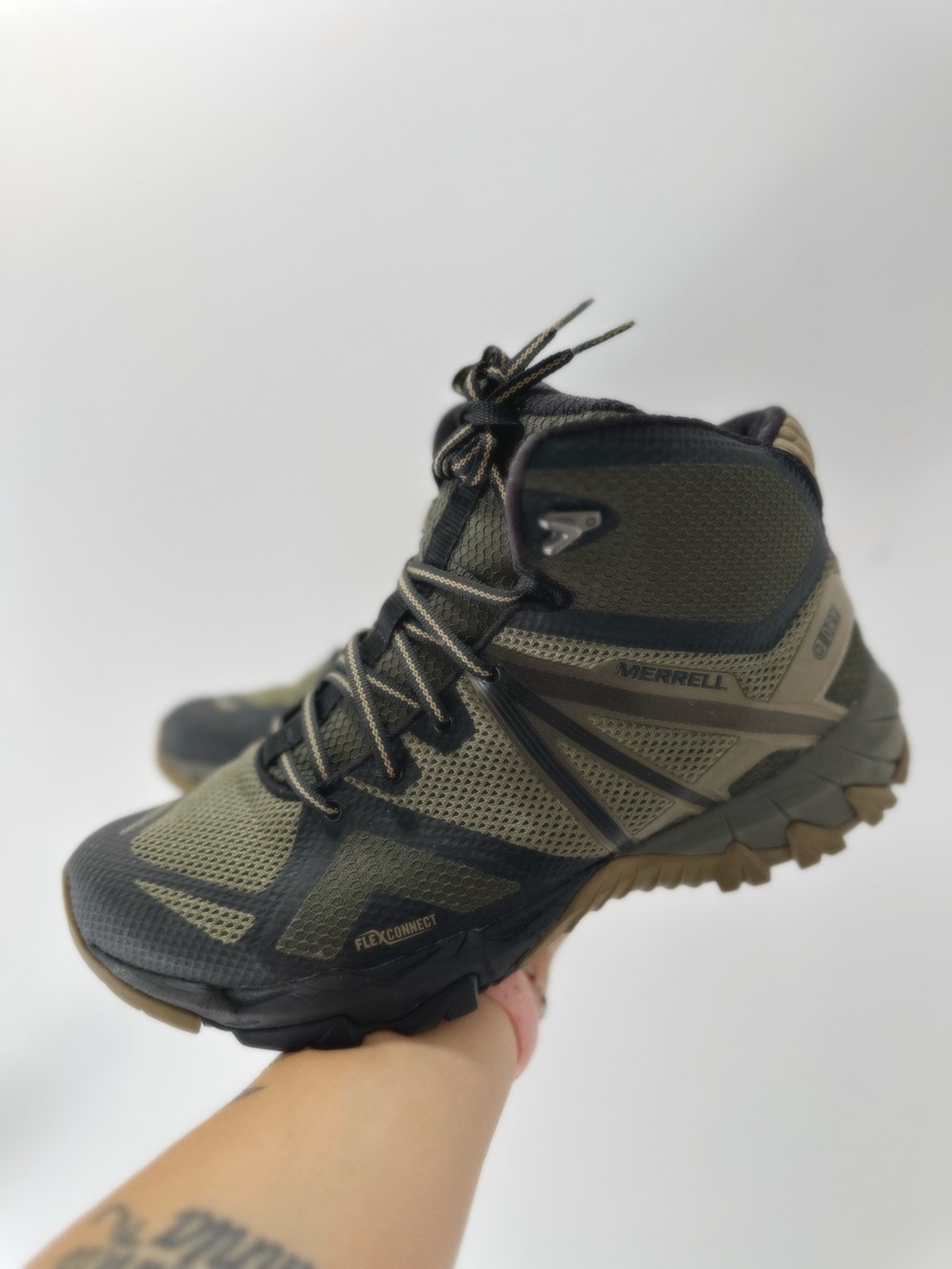 Merrell MQM Flex Mid Waterproof Light Trail Shoes - Men's 10.5 - Picture 3 of 6